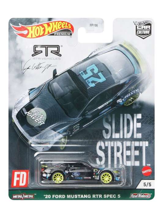 HotWheels 20 Ford Mustang RTR Spec 5 Imported Premium 1:64 Scale