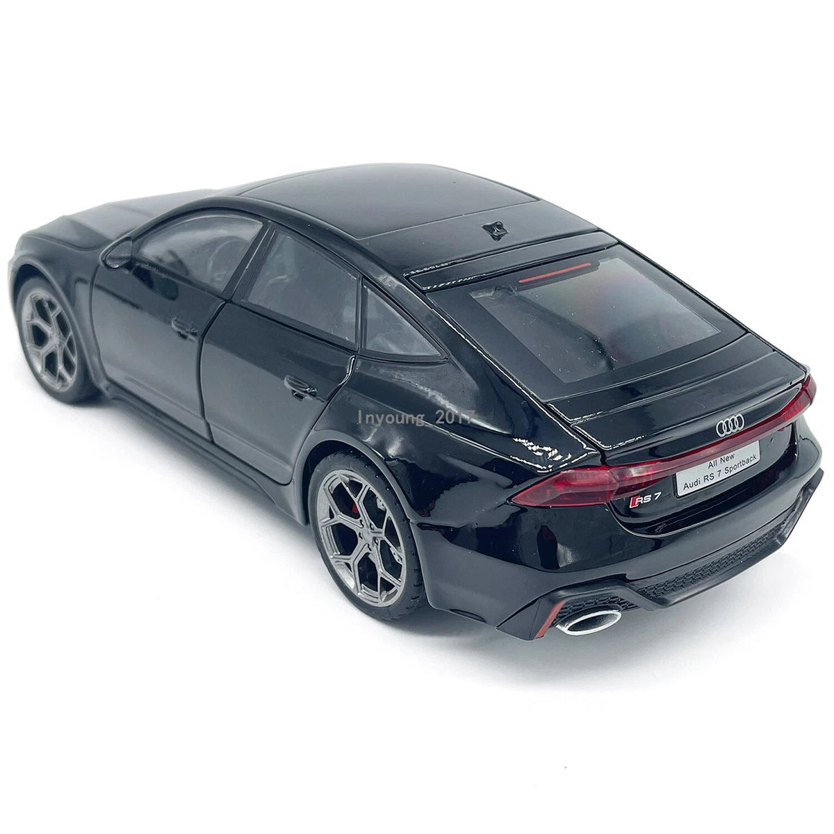 XINHAODI HCM "Audi R S7" Flash Edition(Black And Grey) Imported 1:24 Scale die-cast Model