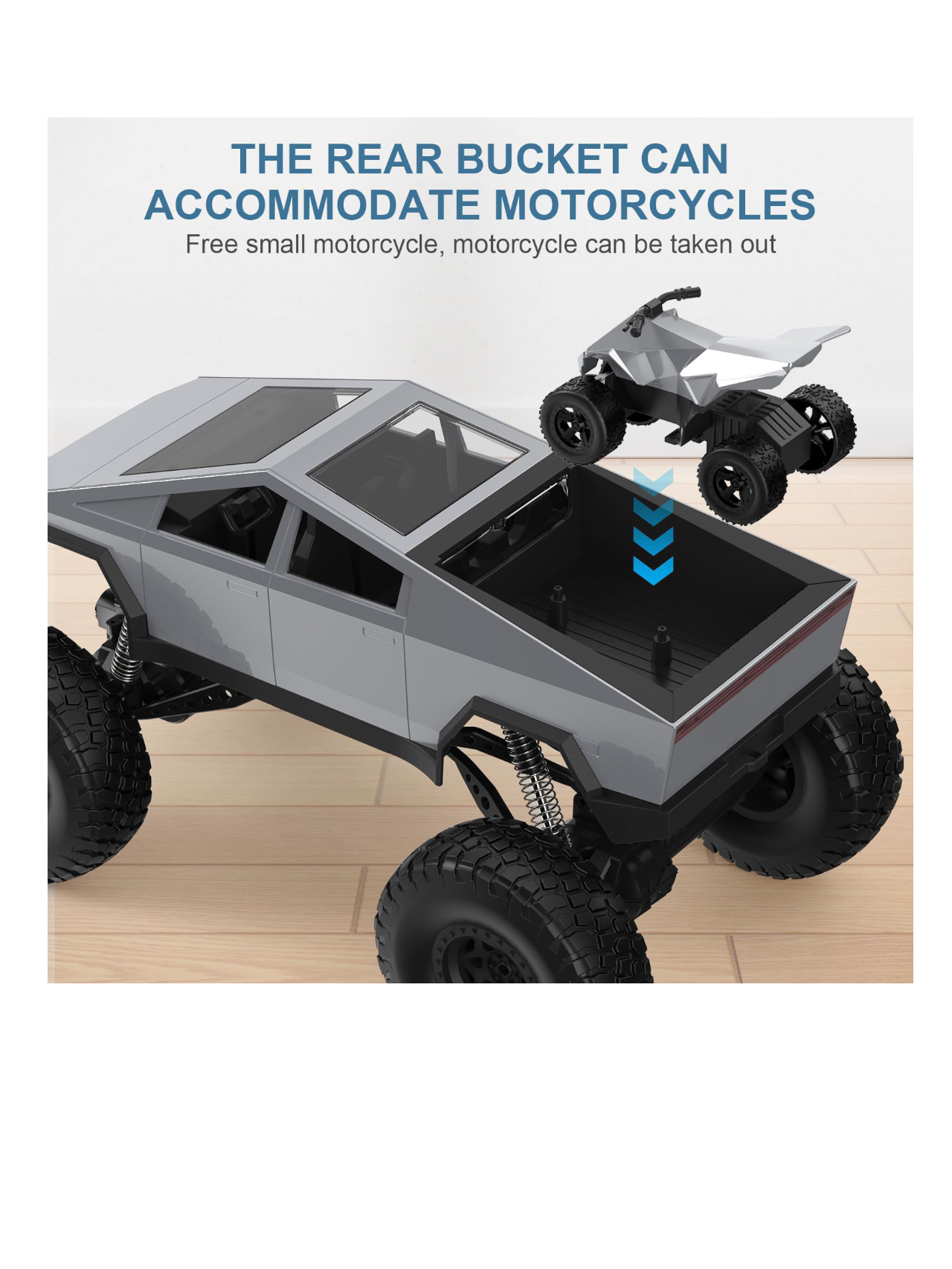 Tesla Monster Remote Control (RC) Truck 1:8 Scale