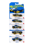 HotWheels 58th Anniversary "Pearl & Chrome"Card Art Mainline (Set of 5) 1:64 Scale