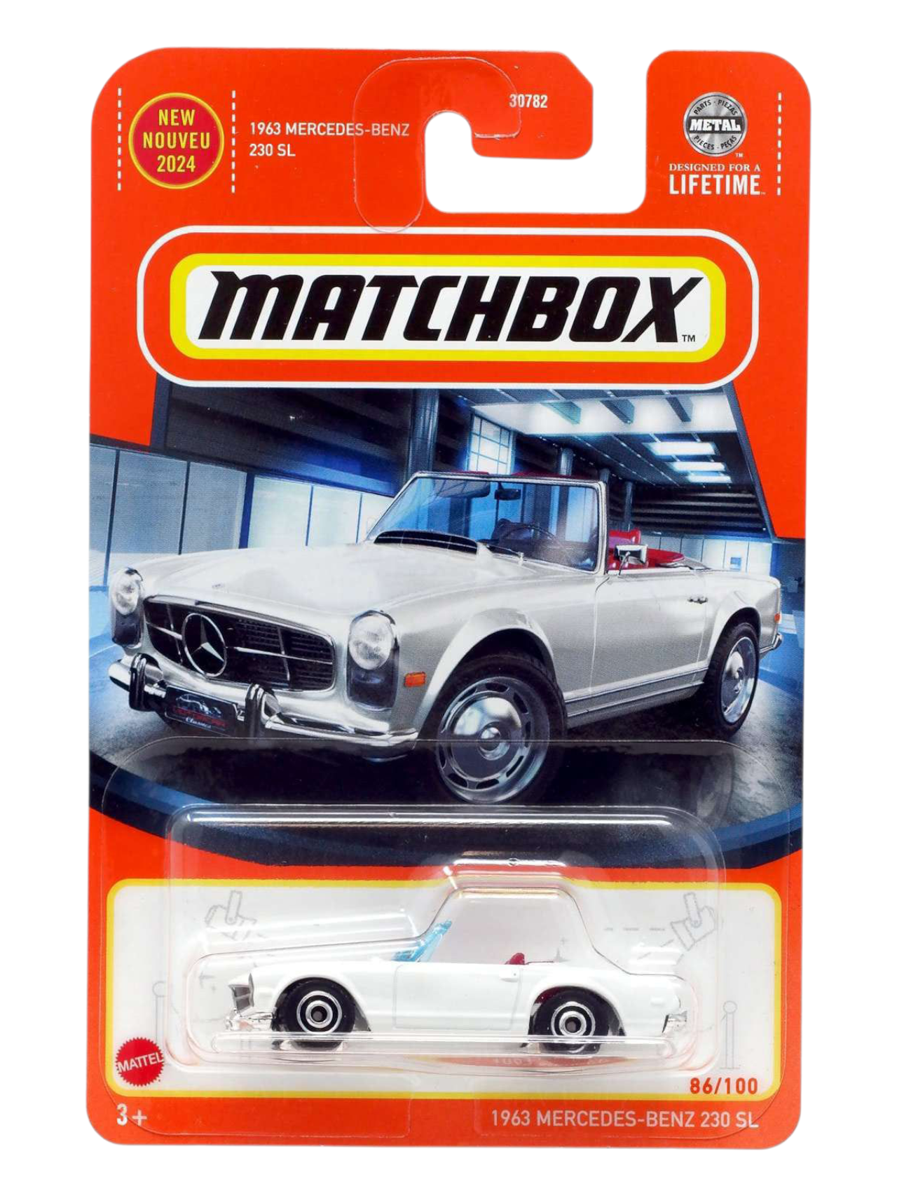 Matchbox 1963 Mercedes-Benz 230 SL Imported Mainline 1:64