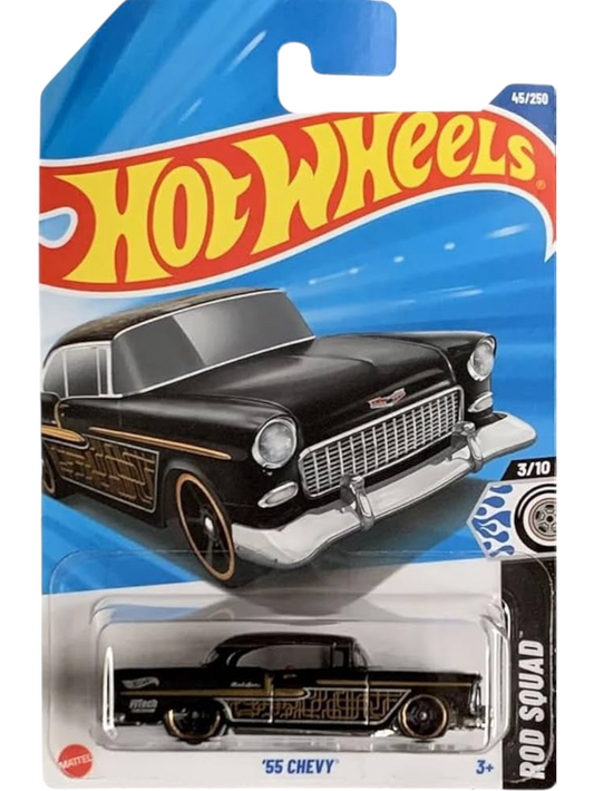 HotWheels 55 Chevy Imported Mainline 1:64 Scale HYW96-N7C5
