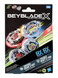 Beyblade X Tackle Goat 2-70N BX & Sword Dran 3-60F BX Takara Tomy Dual Pack Set, 2 Right-Spinning Tops
