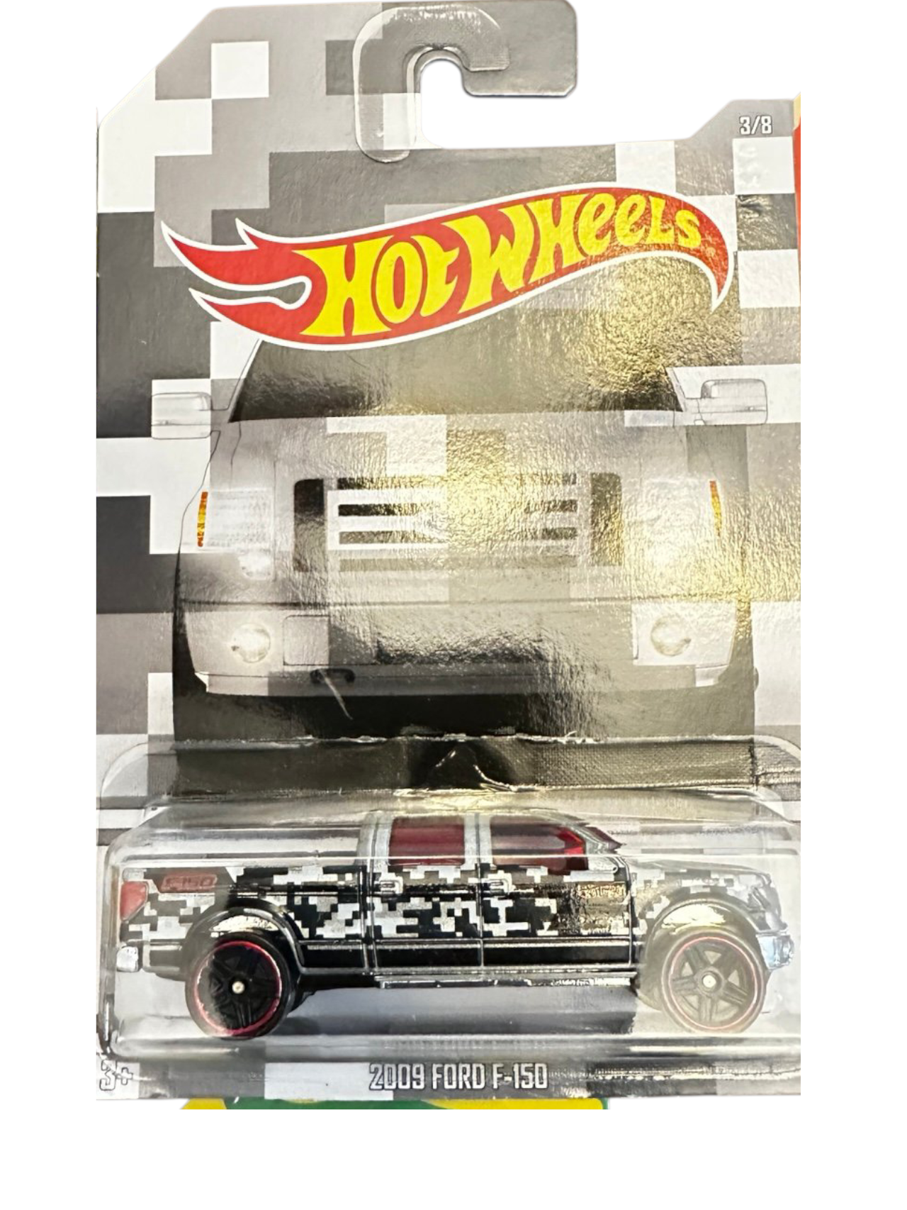 HotWheels 2009 ford f-150 ( card damaged car mint condition ) Imported Mainline 1:64 Scale