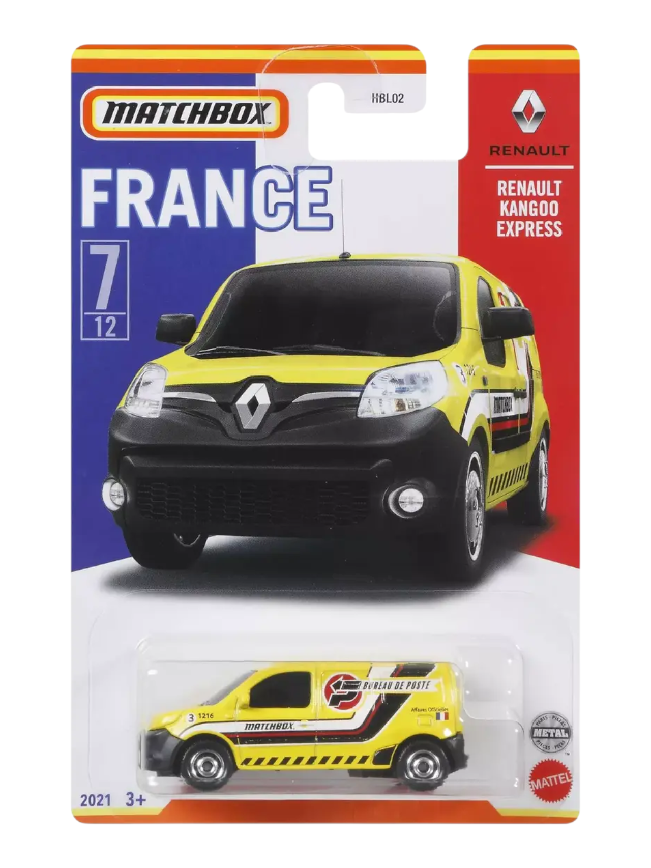 Matchbox France Renault Kangoo Express no 4/12 Imported Mainline 1:64 Scale