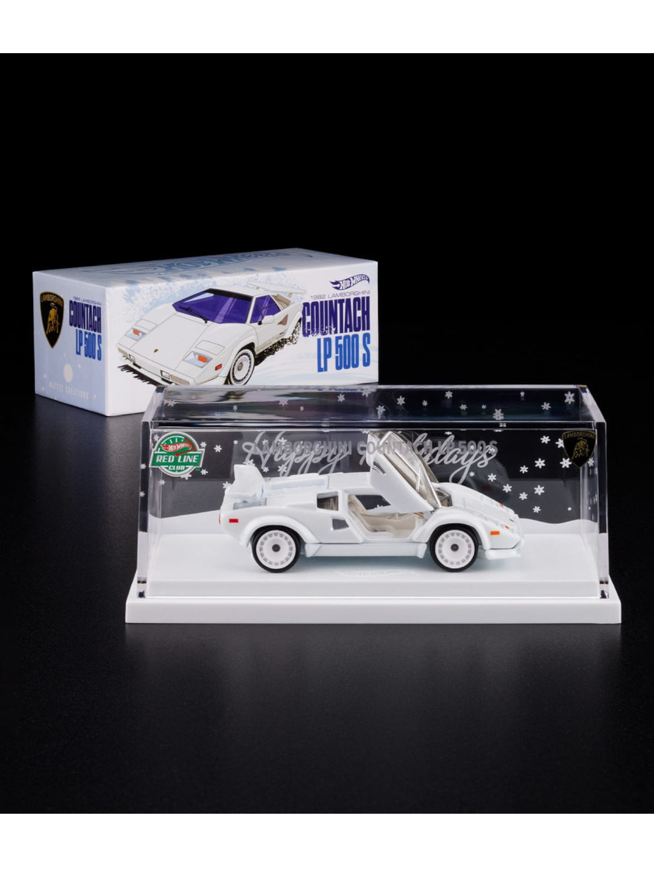 HotWheels 1982 Lamborghini Countach LP 500 S RLC 1:64 Scale jcp25-9893