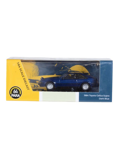 Para64 1984 Toyota Celica Supra Dark Blue 1:64 Scale Diecast