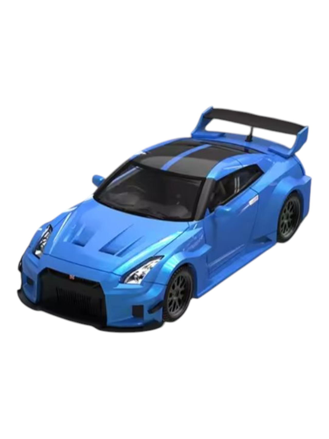 Mini Station Fast and Furious Nissan GTR R35 1:64 Scale (With Acrylic Case and Action Figure)