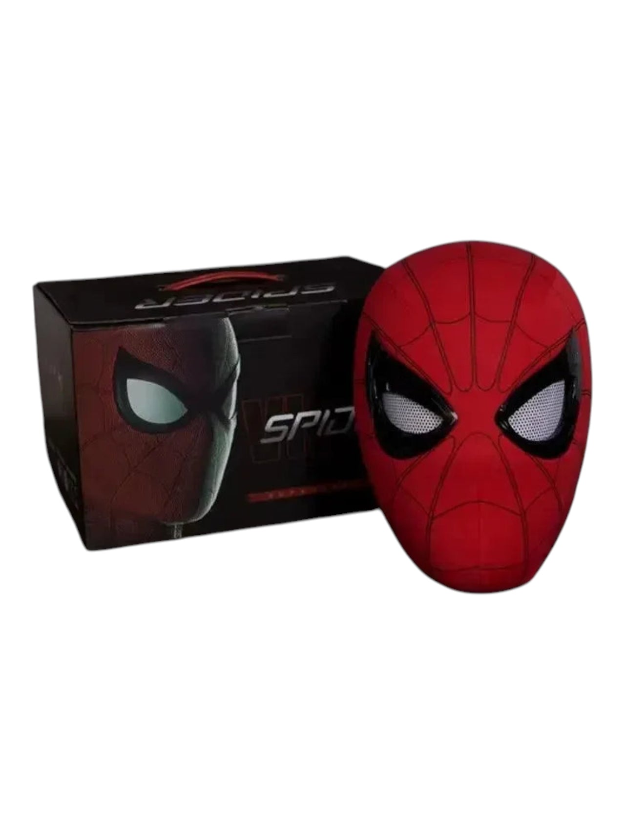 SpiderVision Luxe Mask: Spider-Man Mask with Moving Eyes