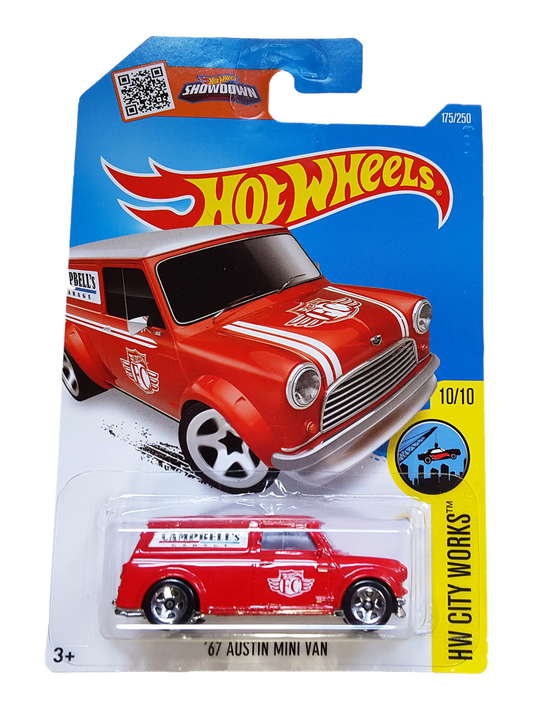 HotWheels 67 Austin Mini Van Imported Mainline 1:64 Scale