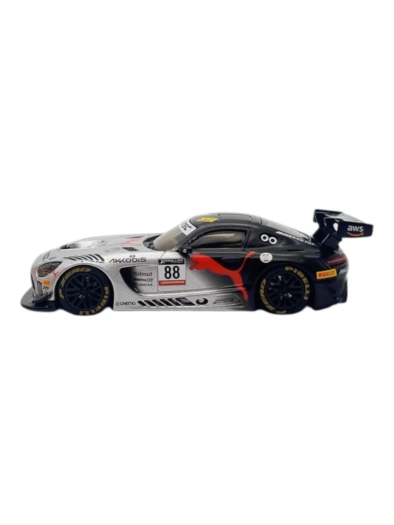 HotWheels Mercedes-AMG GT3 Imported Premium 1:43 Scale (With protector)