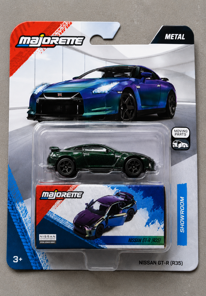 Majorette Premium Showroom Collection – 6 Car Metal Die-Cast Set with Opening Parts 1:64 Scale
