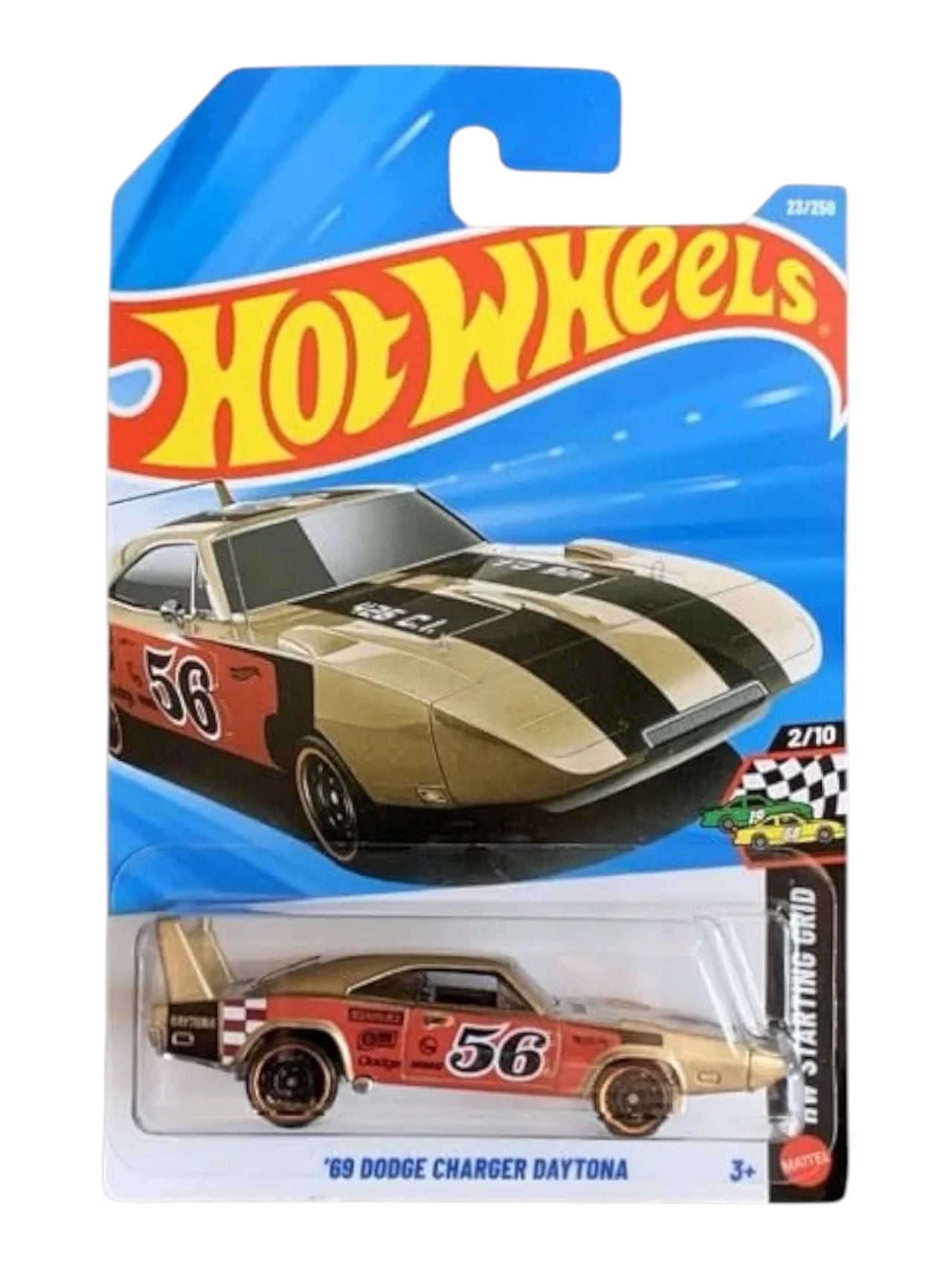 Hotwheels '69 Dodge charger Daytona imported mainline 1:64 Scale