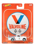 HotWheels Valvoline 63 Studebaker Champ Imported Premium 1:64 Scale