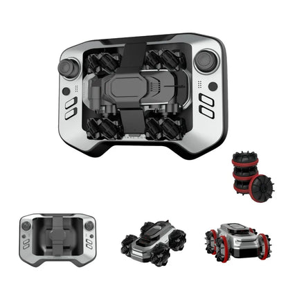 Amphibious Remote Control Car - Waterproof RC Stunt Car for Kids with 360° Spins, 50 Min Batteries,High-Speed, All-Terrain, One car with two kinds of wheels make more fun