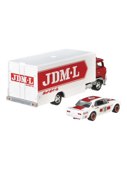 HotWheels Car Culture Team Transport Nissan Skyline HT 2000GT-X Sakura Sprinter #8 Imported 1:64 Scale