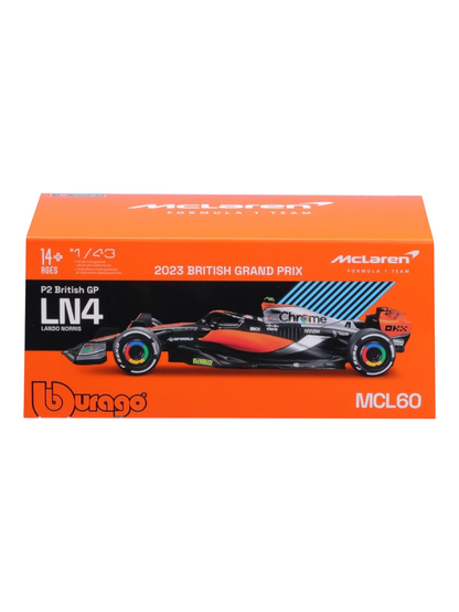 Bburago Formula 1 (F1) Mclaren Diecast 1:43 Scale (With Acrylic Case)