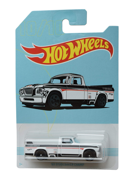 Hotwheels 63 Studebaker Champ Imported Mainline 1:64 Scale GBC12-0910 (Blister Damage)