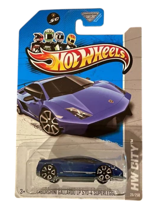 HotWheels Lamborghini Gallardo LP 570-4 Superleggera HW City Imported Mainline 1:64 Scale