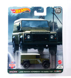 HotWheels Car Culture Land Rover Defender 110 Hard Top Imported Premium 1:64 Scale