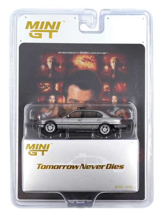 Mini GT James Bond Tomorrow Never Dies BMW 750IL 1:64 Scale