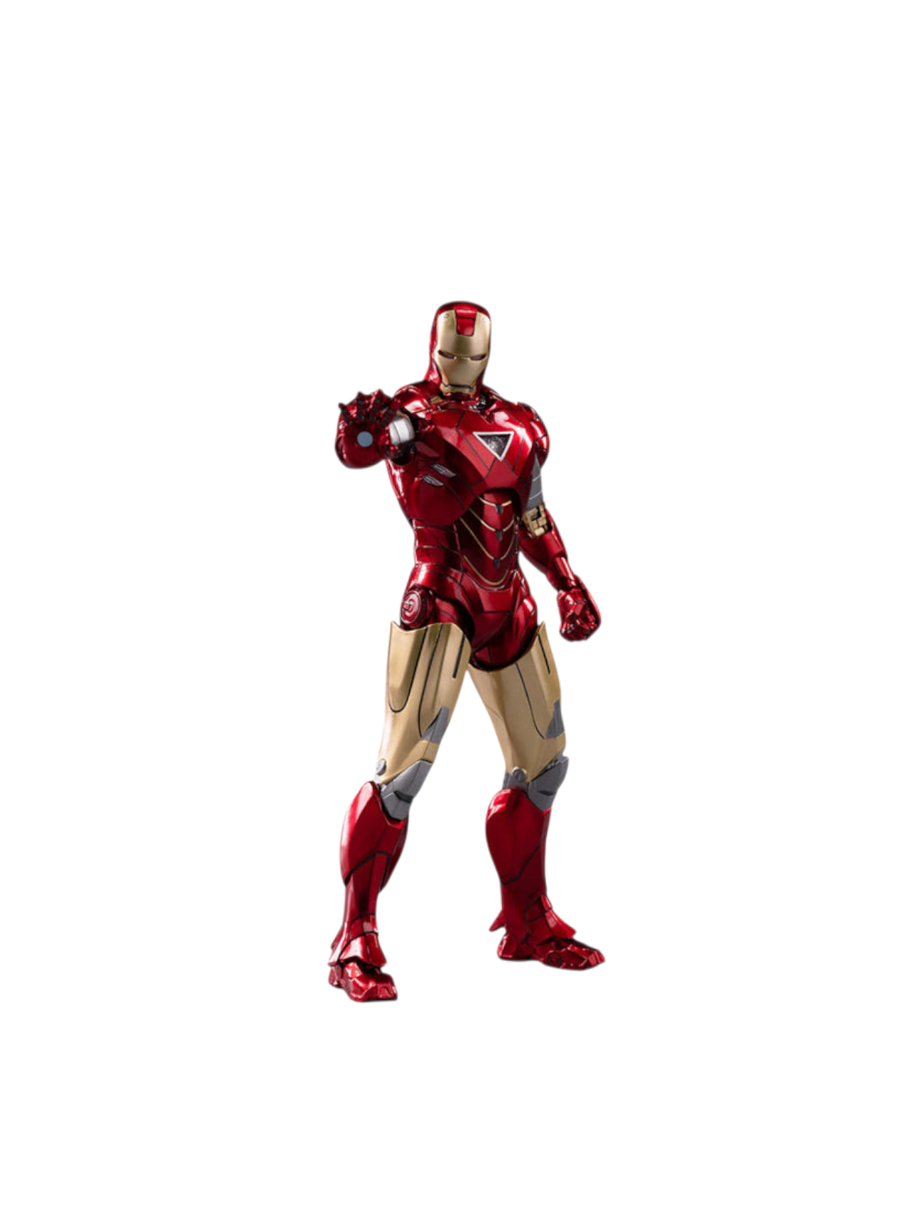 Marvel Studio Infinity Saga ZD Toys Iron Man 2 MK6 Luminous Version Imported 1:10 Scale Collections