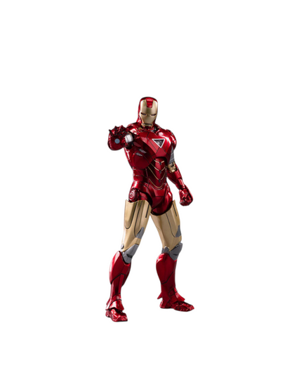 Marvel Studio Infinity Saga ZD Toys Iron Man 2 MK6 Luminous Version Imported 1:10 Scale Collections