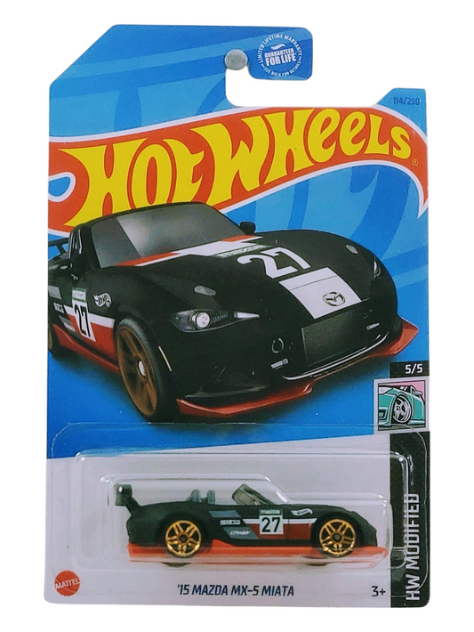 HotWheels 15 Mazda MX-5 Miata Imported Mainline 1:64 Scale