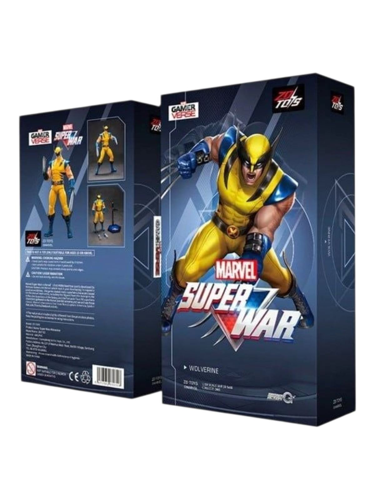 ZD Toys Gamer Verse Marvel Super War Wolverine 1:10 Scale Action Figures (Code: 1917-03)