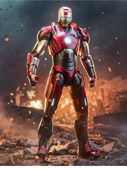 ZD Toys Marvel Studios The Infinity Saga Iron Man 3 MK16 1:10 Scale (Size-7 Inch)