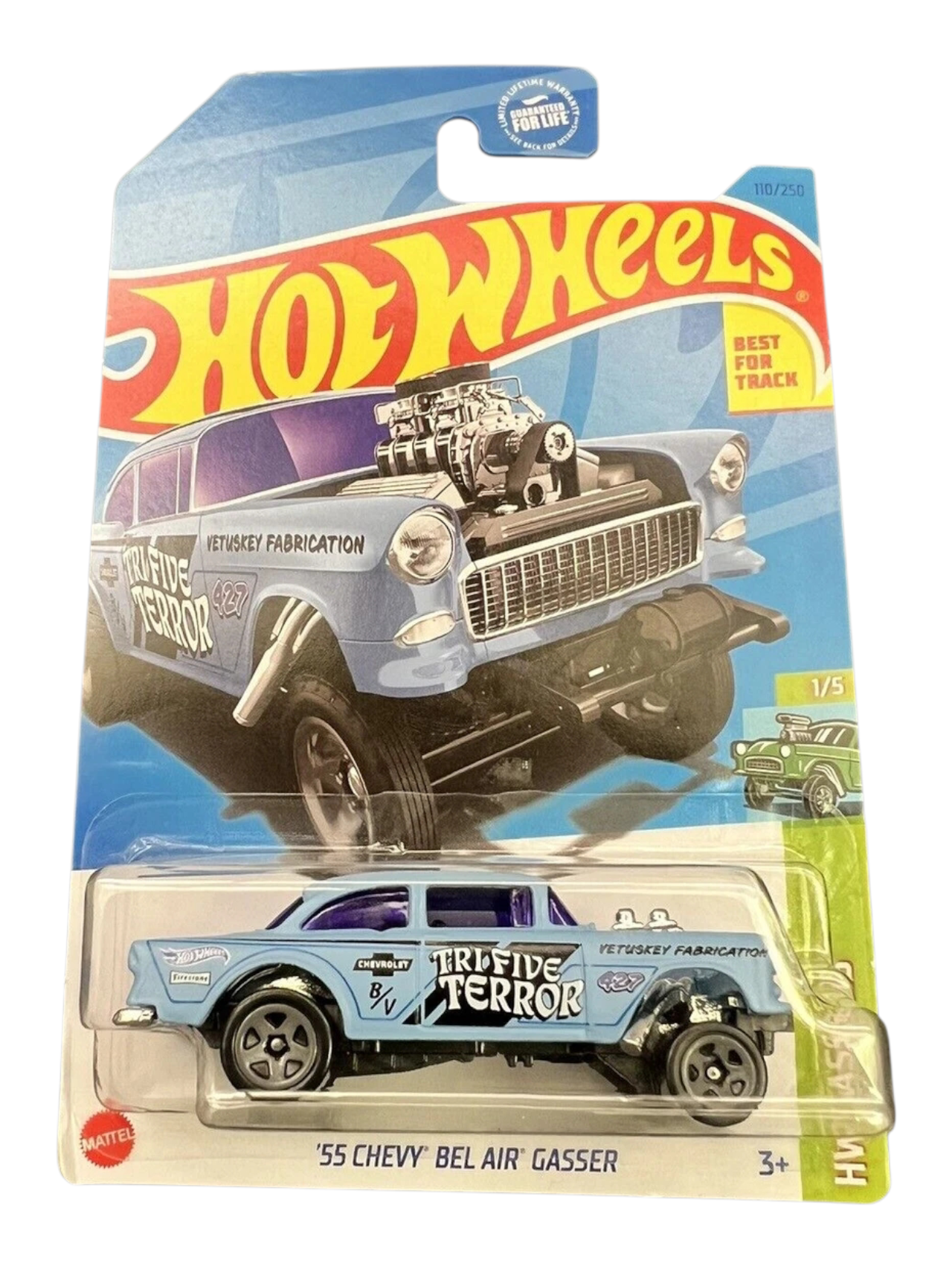 HotWheels 55 chevy bel air gasser Imported mainline 1:64 Scale HKK26-N7C5