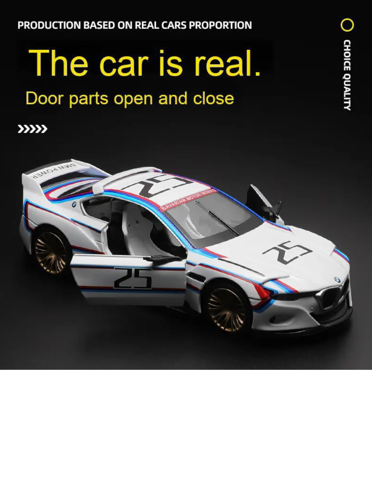 CCA BMW 3.0 CSL Hommage R 1:24 Scale Diecast