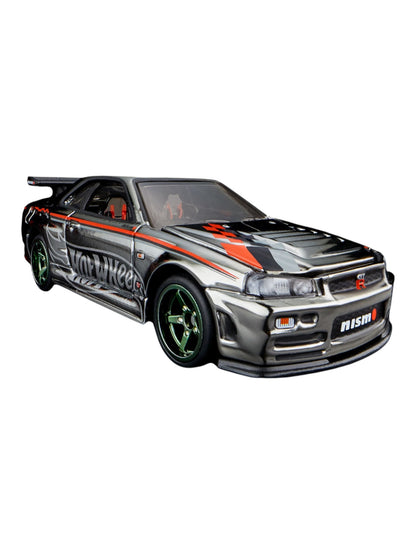 Hotwheels nissan skyline GT-R (BNR34) RLC 1:64 Scale