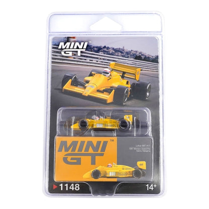 Mini GT #1148: Lotus 99T #11 Satoru Nakajima 1987 Monaco Grand Prix Imported 1:64 Scale