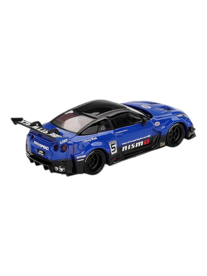 Mini GT 1124 Nissan LB-Silhouette WORKS GT 35GT-RR Ver.2 Blue 1:64 Scale