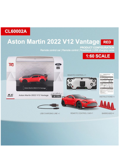 Aston Martin 2022 V12 Vantage 1:60 Scale Remote Control (RC)