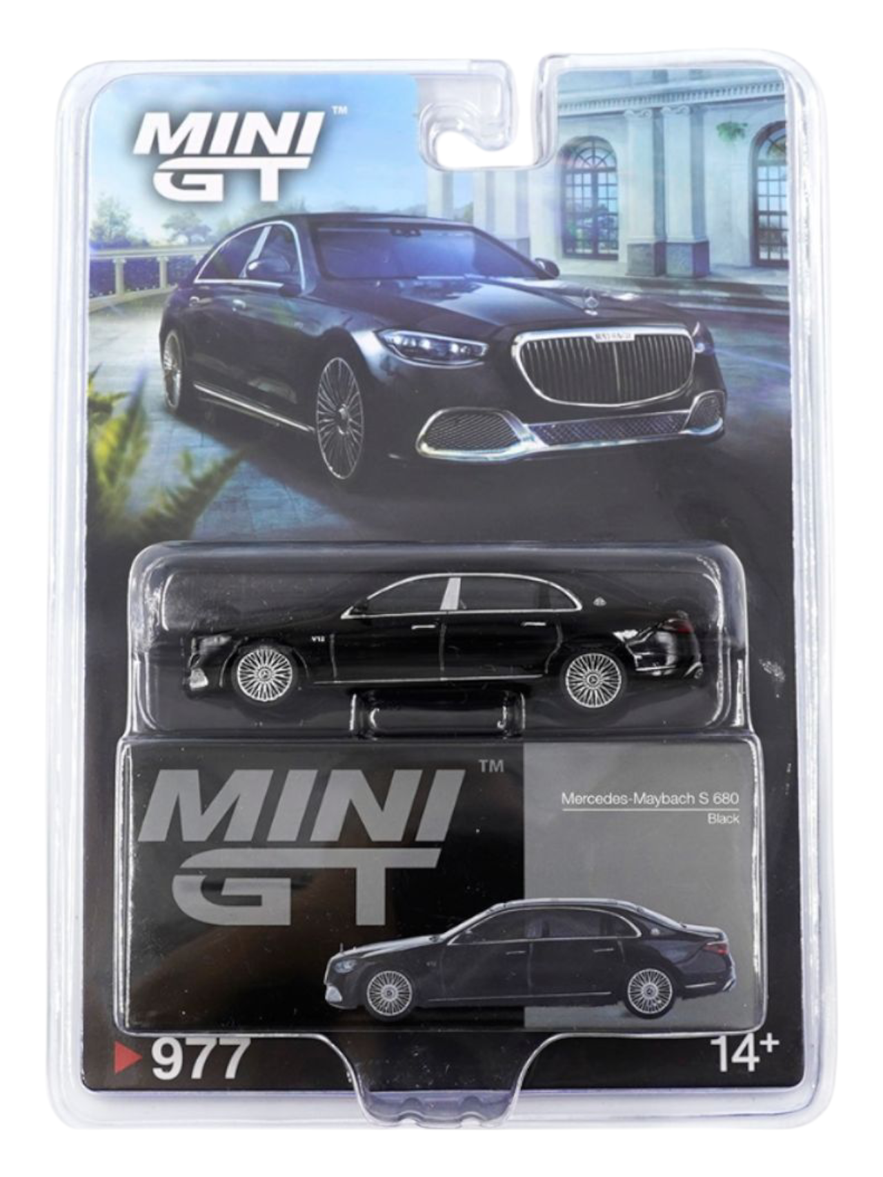 Mini GT Mercedes-Maybach  S 680 (Black) Code-977 1:64 Scale
