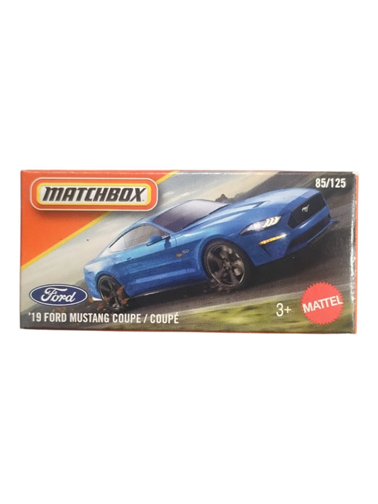 Matchbox Mainline '19 Ford Mustang Coupe Die-Cast Model Car 1:64 Scale | Mattel 85/125 | Collector Edition