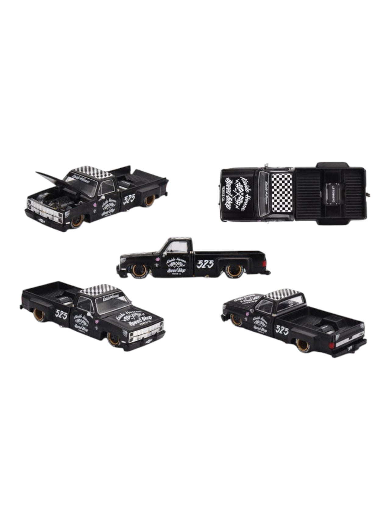 Mini GT Kaido House #236: Chevrolet Silverado Dually Hot Rod V1 1:64 Scale