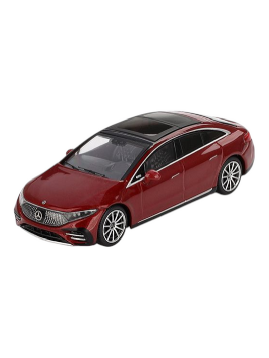 Mini GT Mercedes-Benz EQS 580 4Matic (Red Metallic) Code-970 1:64 Scale