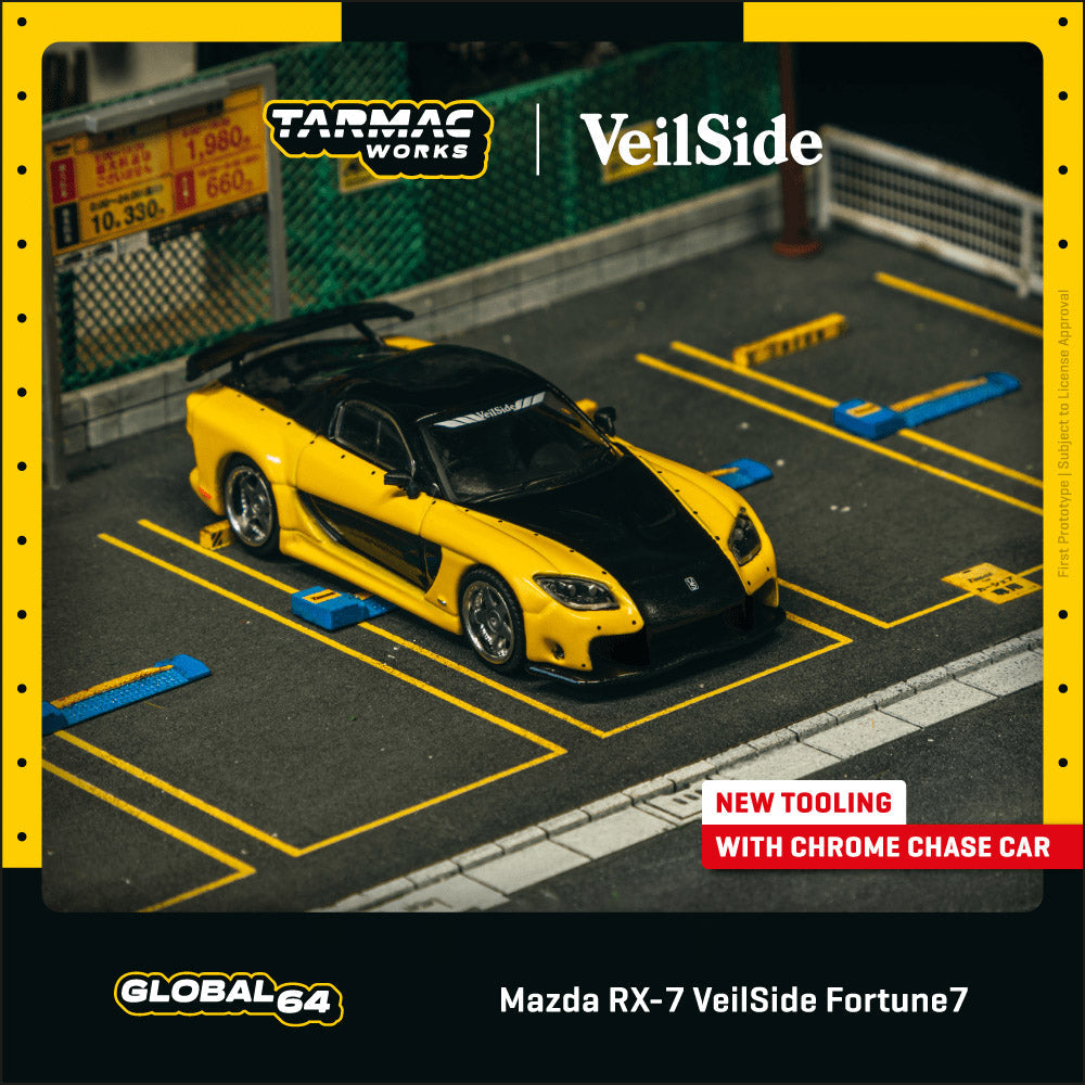 Tarmac Works Mazda RX-7 VeilSide Fortune 7 1:64 Scale – Toy