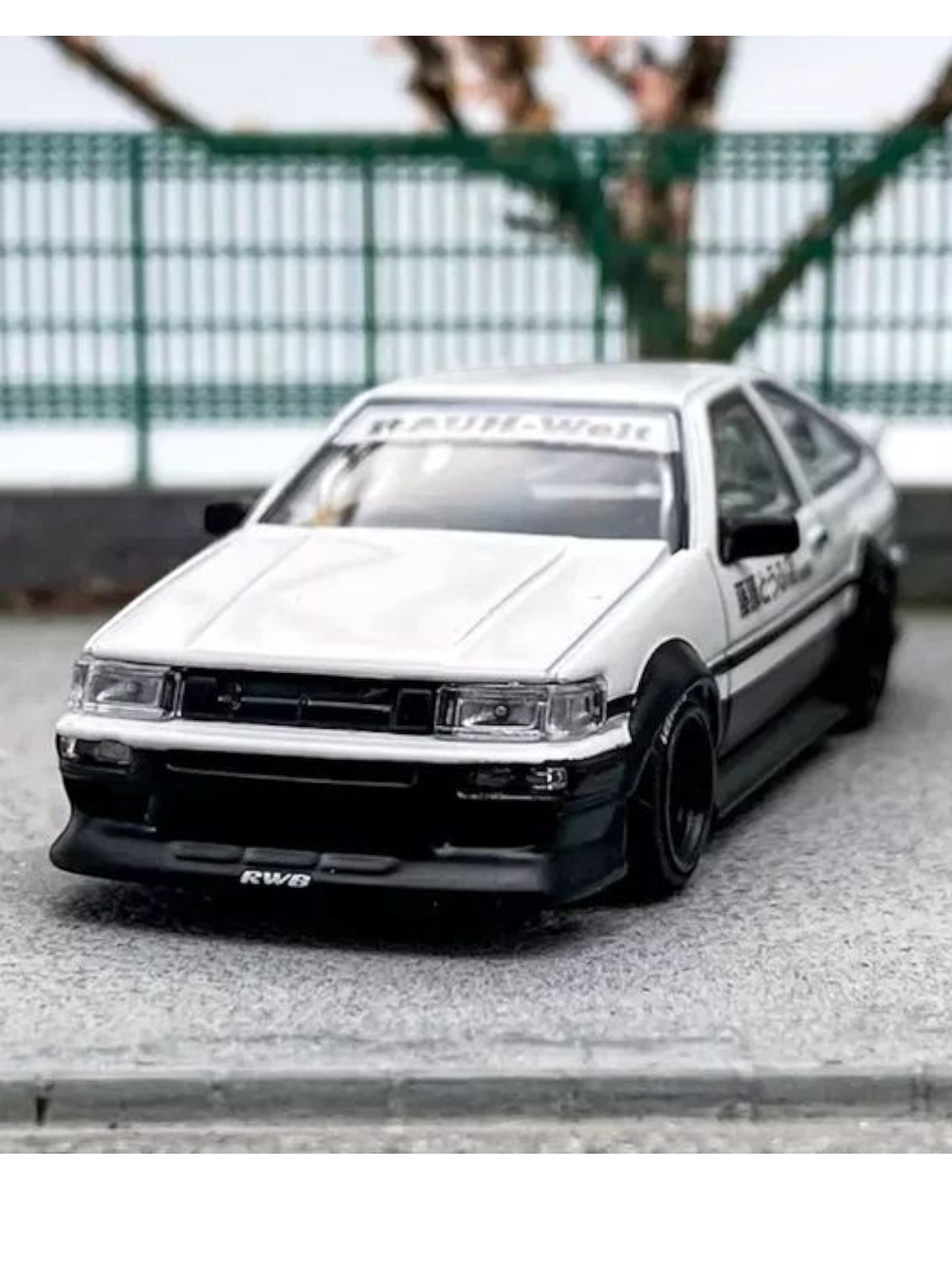 1/64 street warrior AE86 白 RWB AE86 Toyota Levin by Street Warrior - YouTube