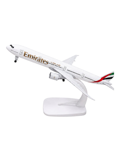 Aircraft Model Airplane Emirates Premium Diecast matel With Detailed Graphics Display Stand (code-316) High Quality Paint 20cm'Scale Aircraft Model