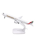 Aircraft Model Airplane Emirates Premium Diecast matel With Detailed Graphics Display Stand (code-316) High Quality Paint 20cm'Scale Aircraft Model