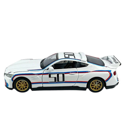 CCA 'BMW 3.0 CSL Diecast matel Door open Detailing the Car 1:42 Scale With Acrylic Protecter