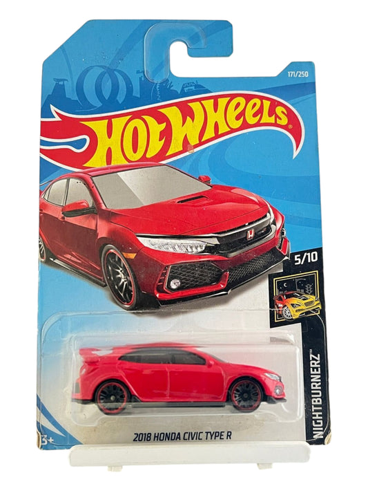Hotwheels 2018 Honda civic type r imported mainline 1:64 Scale
