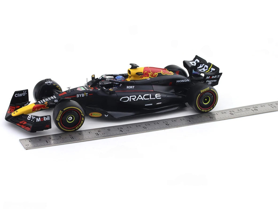 Bburago Oracle Red Bull Racing RB20 No 1. Max Verstappen 2024 Imported 1:64 Scale 43 Parts