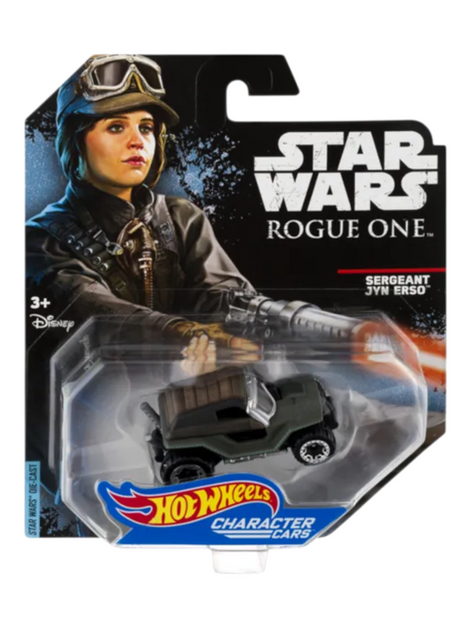 Hot Wheels Jyn Erso toy car