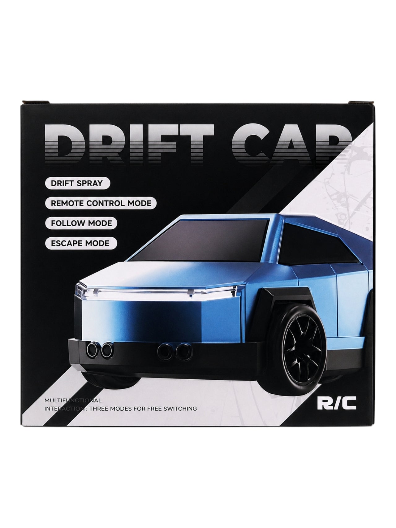 2.4GHz Mini Spray Drift Remote Control Car with Mist Spray, Follow Mode, Escape Mode, Light & Sound RC Toy Car 1:43 Scale
