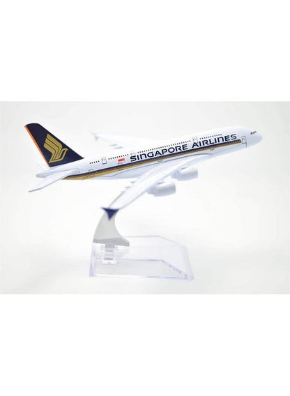 Aircraft Model Diecast Alloy Metal Singapore Airlines/Airways Airbus A380 16 cm (Code-111)
